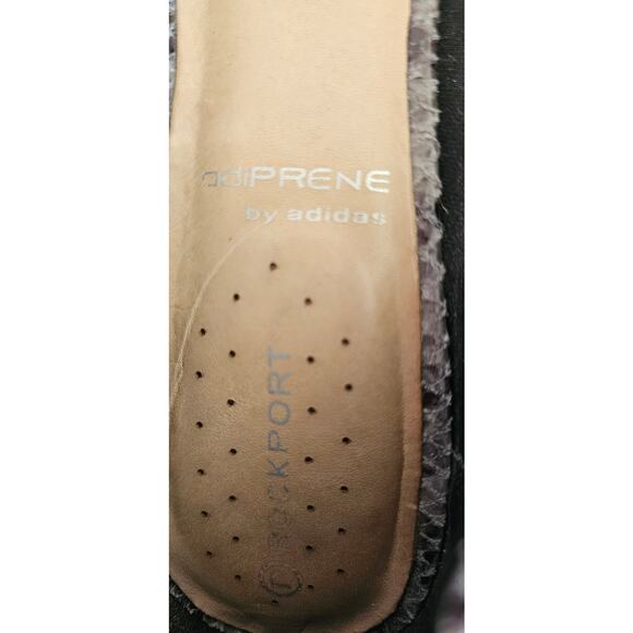 Rockport Adidas Snakeskin‎ White and Gray Leather Kitten Heel Pumps Womens Sz 9M - Picture 5 of 6